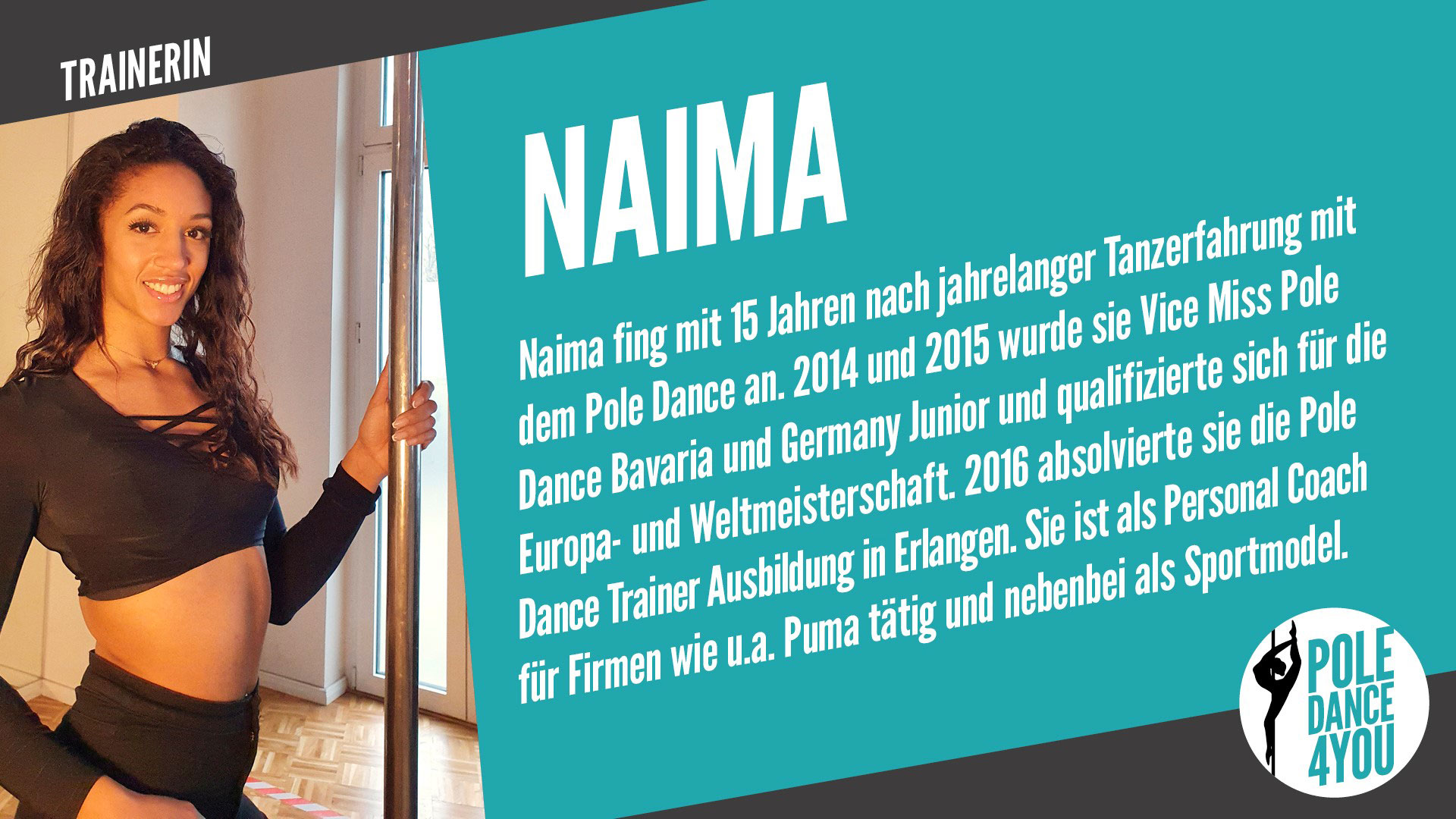 Pole Dance Trainerin Naima